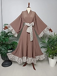Abaya Medine İpeğinden Özel Tasarım.