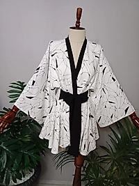 Kimono Floş Viskon Kumaştan Özel Tasarım.