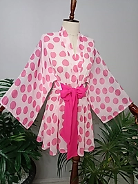 Pareo Kimono Şifon Kumaştan Özel Tasarım.