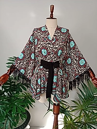Kimono Pamuk Viskon Kumaştan Özel Tasarım.